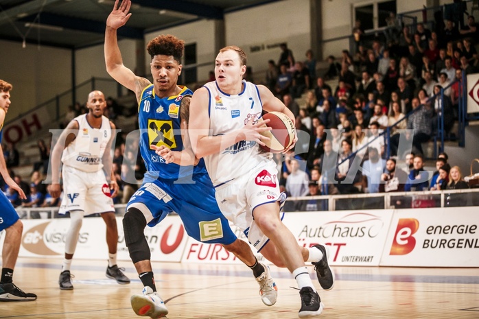 Basketball, ABL 2018/19, Grunddurchgang 9.Runde, Oberwart Gunners, UBSC Graz, Sebastian Käferle (7)