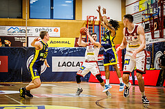 Basketball, win2day Basketball Superliga 2022/23, 8. Qualifikationsrunde, Traiskirchen Lions, UBSC Graz, Emilio Banic (23)