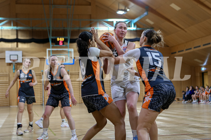 22.02.2025 Österreichischer Basketballverband 2024/25, SLWU19 Basket Flames UNION vs Basket Duchess