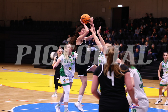 02.03.2024, Graz, Raiffeisen Sportpark, Basketball Damen Superliga 2023/24, Grunddurchgang 14.Runde, UBI Holding Graz - Basket Flames Women ,  