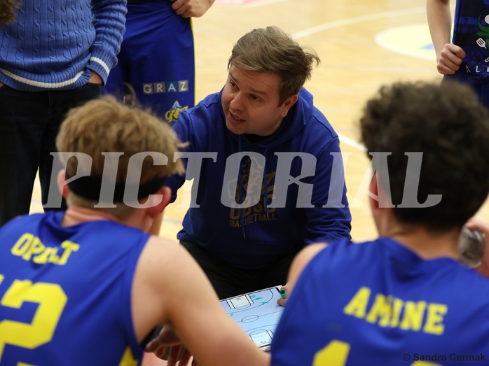 Basketball Superliga 2024/25, SLMU16 Traiskirchen Lions Academy  vs. UBSC Graz 


