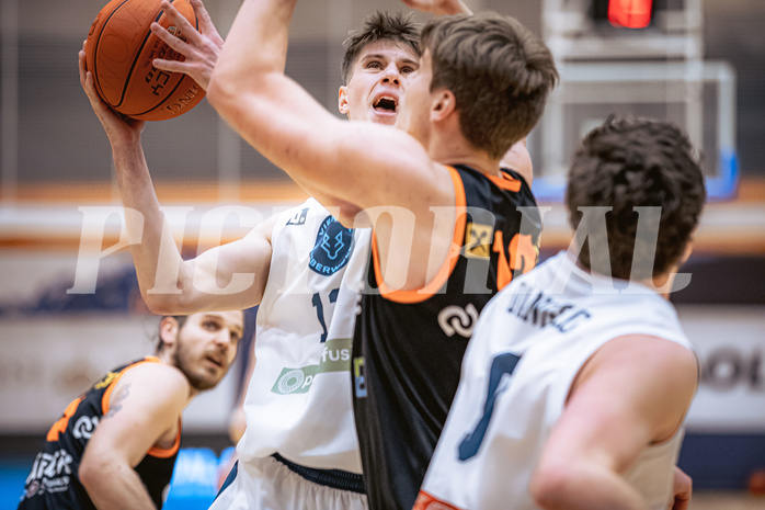 Basketball, Win2Day Superliga 2022/23, 3. Qualifikationsrunde, Vienna Timberwolves, Fürstenfeld Panthers, Jakob Lohr (12)