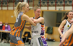 Basketball Damen Superliga 2021/22, Grundducrhgang 11.Runde Vienna United vs. Klosterneuburg Duchess


