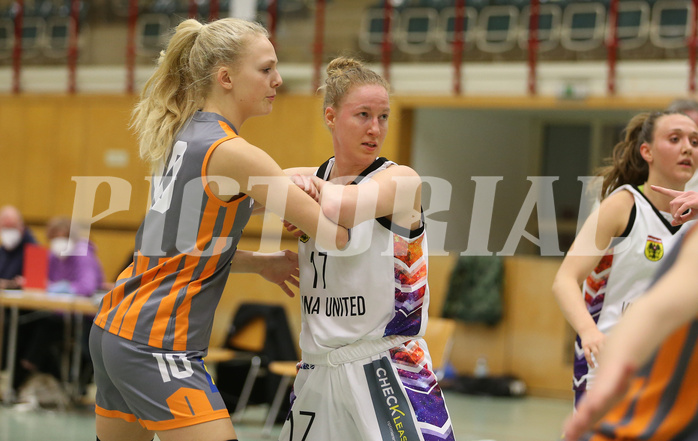 Basketball Damen Superliga 2021/22, Grundducrhgang 11.Runde Vienna United vs. Klosterneuburg Duchess


