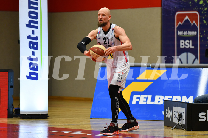 Basketball Superliga 2020/21, Grunddurchgang 18. Runde Flyers Wels vs. Klosterneuburg Dukes, Christian Von Fintel (27)