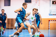 Basketball, Austria Cup 2022/23, Achtelfinale, Union Deutsch Wagram Alligators, Vienna D.C. Timberwolves, Elias Wlasak (8), Branislav Balvan (14)