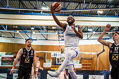 Basketball, bet-at-home Basketball Superliga 2020/21, Platzierungsrunde, 5. Runde, Oberwart Gunners, Flyers Wels, Quincy Diggs (13)