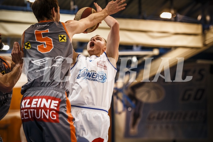 Basketball, ABL 2018/19, Grunddurchgang 23.Runde, Oberwart Gunners, Fürstenfeld Panthers, Sebastian Käferle (7) Basketball, ABL 2018/19, Grunddurchgang 23.Runde, Oberwart Gunners, Fürstenfeld Panthers, Sebastian Käferle (7)