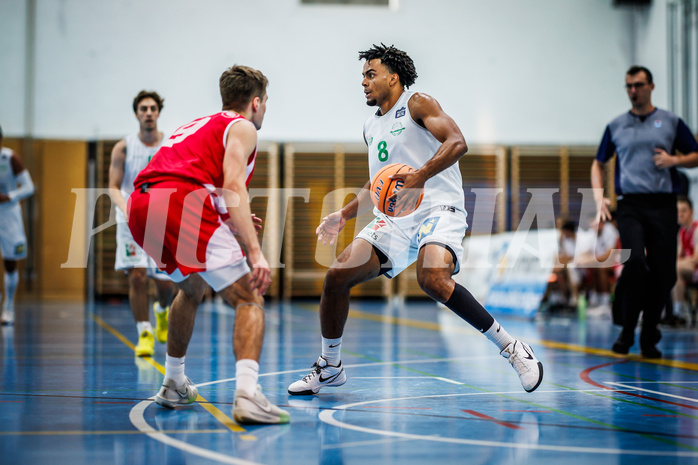 Basketball, Basketball Zweite Liga 2024/25, Grunddurchgang 1.Runde, Deutsch Wagram Alligators, Upper Austrian Ballers, Steven Kaltenbrunner (8)
