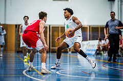 Basketball, Basketball Zweite Liga 2024/25, Grunddurchgang 1.Runde, Deutsch Wagram Alligators, Upper Austrian Ballers, Steven Kaltenbrunner (8)