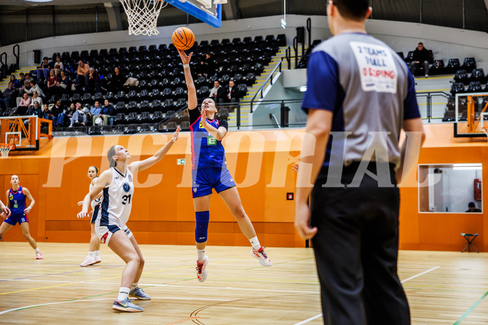 Basketball, Win2Day Basketball Damen Superliga 2024/25, Grunddurchgang 10.Runde, Vienna Timberwolves, UBSC DBBC Graz, Ajla Meskic (10)