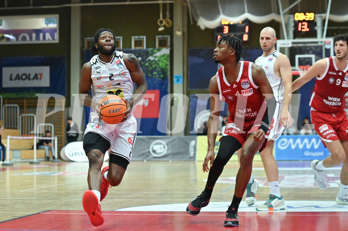 Basketball, Superliga 2024/25, Grunddurchgang 5.Runde, Flyers Wels vs. BC Vienna,