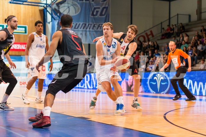Basketball, ABL 2017/18, Grunddurchgang 3.Runde, Oberwart Gunners, Flyers Wels, Georg Wolf (10)