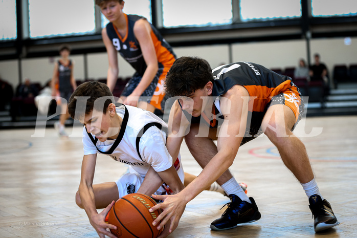 23.03.2025 Österreichischer Basketballverband 2024/25, SLMU16, Post SV Wien vs. Basket Dukes
