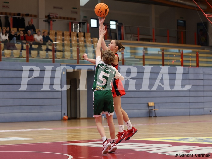 Basketball Superliga 2024/25, SLWU14 Traiskirchen Lionesses vs. UBI Graz


