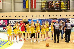 Basketball Damen Superliga 2023/24, Grunddurchgang 9.Runde SKN St. Pölten vs. Vienna United


