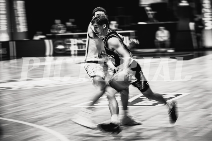Basketball, Win2Day Superliga 2024/25, Grunddurchgang 10.Runde, BC Vienna, Fürstenfeld Panthers, Felix Leindecker (6)