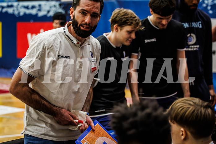 Basketball, win2day Basketball Superliga 2024/25, Grunddurchgang 20.Runde, Traiskirchen Lions, BBC Nord Dragonz, Felix Jambor (Head Coach)