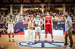 Basketball, FIBA EuroBasket 2025 Qualifiers , , AUSTRIA, IRELAND, Ehrenaufwurf