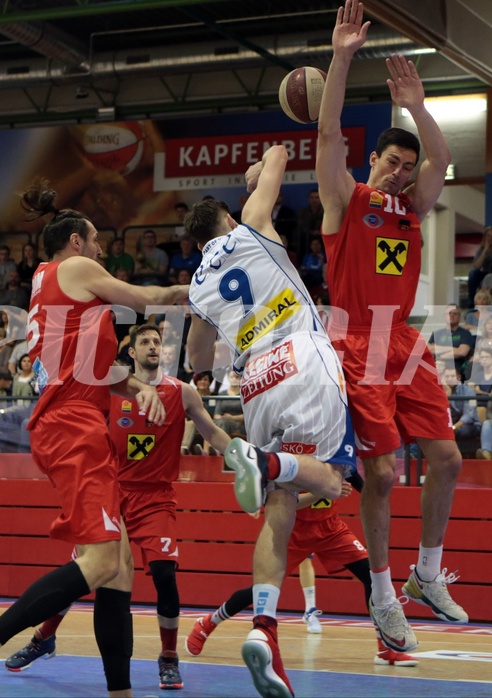 Basketball ABL 2016/17 Grunddurchgang 30.Runde  Kapfenberg bulls vs WBC Wels