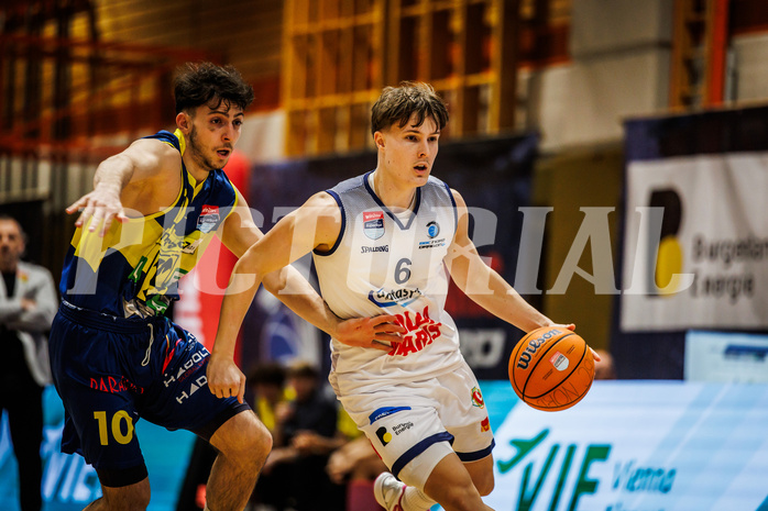 Basketball, win2day Basketball Superliga 2024/25, Grunddurchgang Runde 13, BBC Nord Dragonz, UBSC Graz, Valentin Pasterk (6)