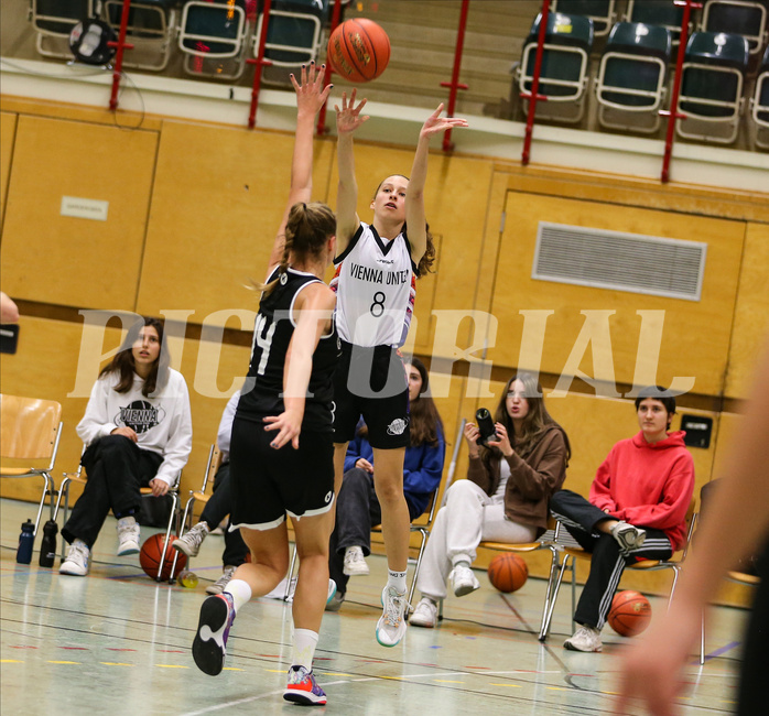 Basketball Damen Superliga 2022/23, Grunddurchgang 6.Runde Vienna United vs. Basket Flames


