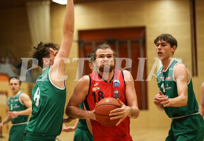 Basketball Zweite Liga 2021/22, Grunddurchgang 17.Runde Mistelbach Mustangs vs. Future Team Steiermark