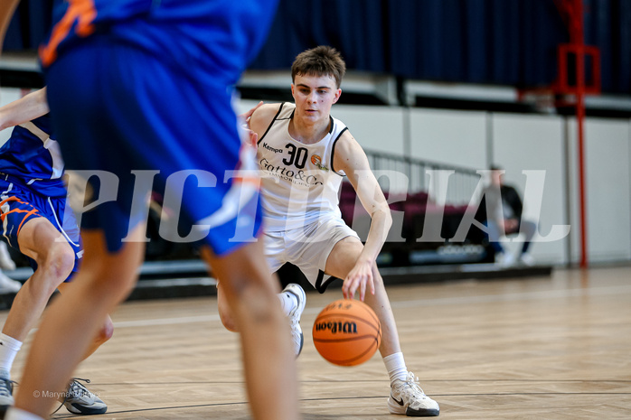02.03.2025 Österreichischer Basketballverband 2024/25, SLMU16 Basket Flames WAT vs. FCN Baskets Wels