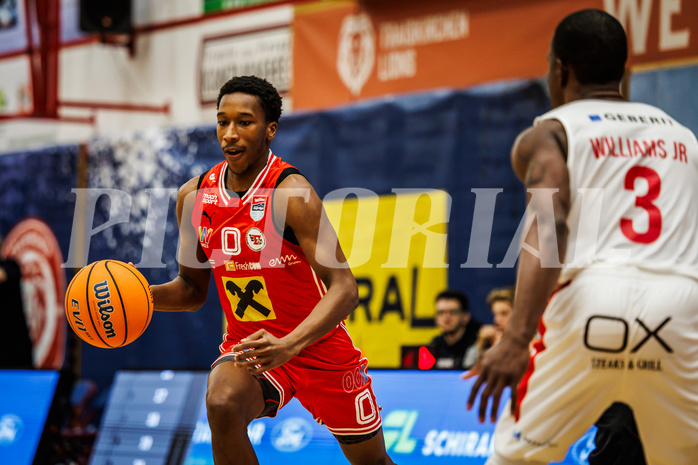 Basketball, win2day Basketball Superliga 2024/25, Grunddurchgang 8.Runde, SKN St. Pölten, Flyers Wels, Marcus Azor (0)