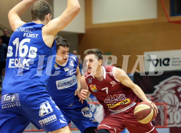 26.12.2017 Basketball ABL 2017/18 Grunddurchgang 13. Runde Traiskirchen Lions vs Oberwart Gunners