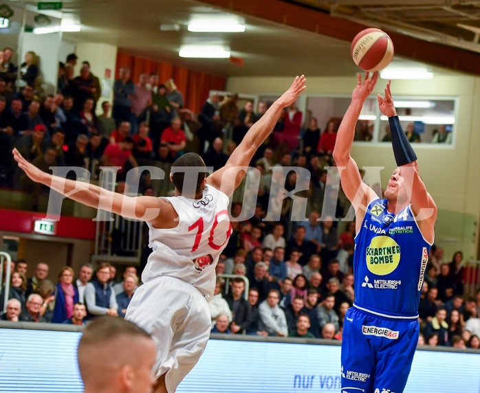 Basketball ABL 2017/18, Grunddurchgang 23.Runde Flyers Wels vs. Gmunden Swans