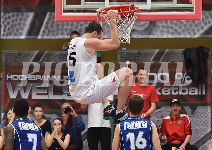 Basketball ABL 2015/16 Playoff Viertelfinale Spiel 1 WBC Wels vs Kapfenberg Bulls