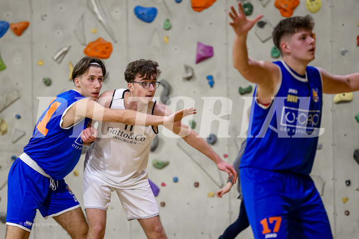 12.01.2025 Österreichischer Basketballverband 2024/25, SLMU19, Basket Flames WAT vs. BBU Salzburg
