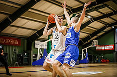 Basketball, Basketball Austria Cup 2021/22, 1/4 Finale, Vienna D.C. Timberwolves, UNGER STEEL Gunners Oberwart, Omer Suljanovic (33)