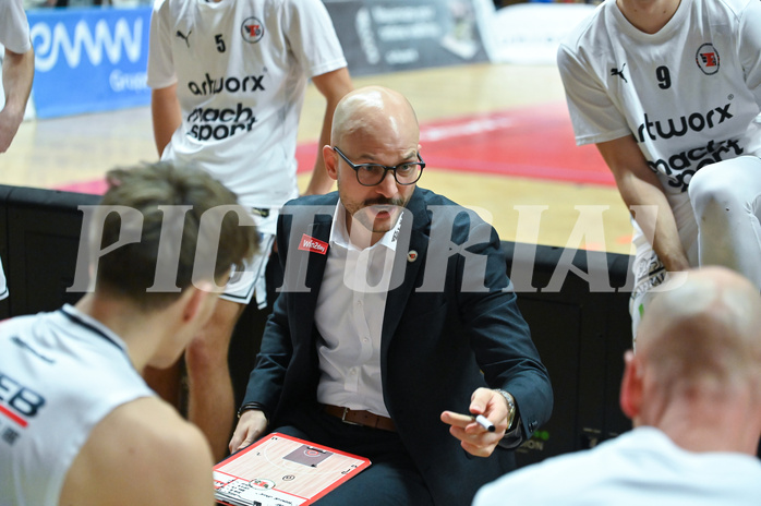 Basketball, Superliga 2024/25, Grunddurchgang 9.Runde, Flyers Wels vs. Fürstenfeld Panthers,
