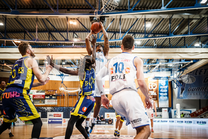 Basketball, bet-at-home Basketball Superliga 2021/22, Grunddurchgang Runde 12, Oberwart Gunners, UBSC Graz, Rob Howard (5)
