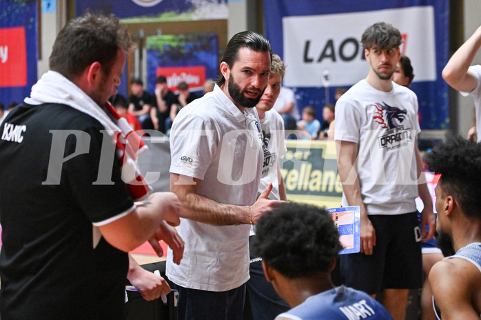 Basketball Superliga 2024/25, Playoff, Viertelfinale Spiel 3, Flyers Wels vs BBC Nord Dragonz,
