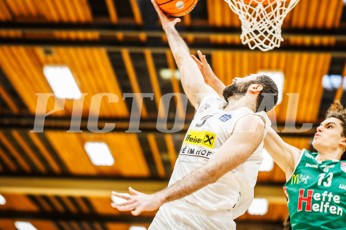 Basketball, Basketball Zweite Liga 2024/25, Grunddurchgang 19.Runde, Mattersburg Rocks, Future Team Steiermark, Tobias Winkler (9)