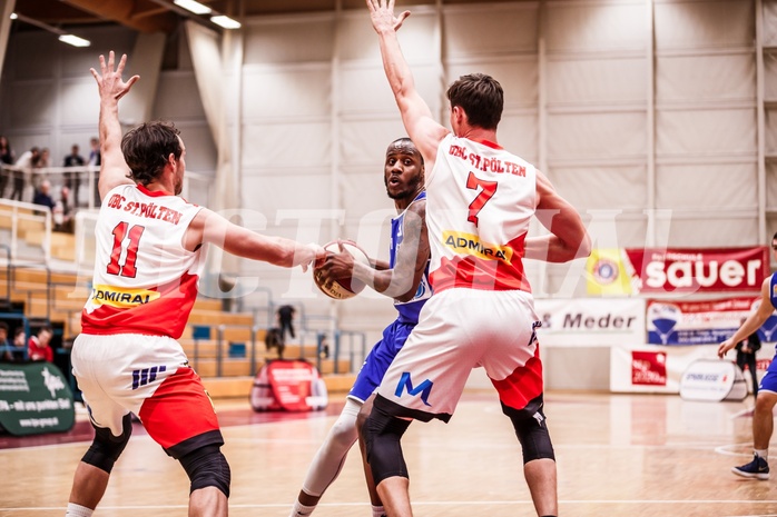 Basketball, ABL 2018/19, CUP Achtelfinale, UBC St. Pölten, Oberwart Gunners, Christopher Tawiah (14)