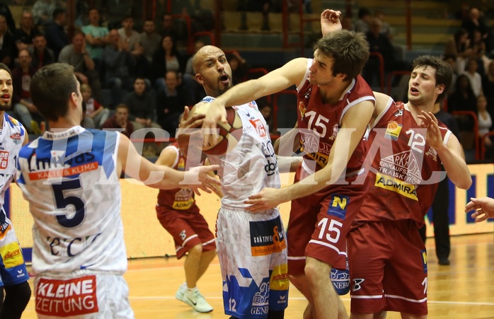Basketball ABL 2017/18, Grunddurchgang 27.Runde Traiskirchen Lions vs. Kapfenberg Bulls


