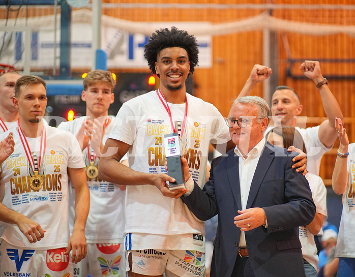 Basketball, Basketball Superliga 2024/25, Playoffs, Finale Spiel 1, Oberwart Gunners vs. BBC Nord Dragonz