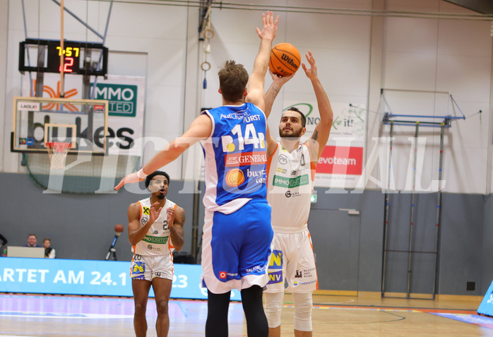 Basketball Superliga 2023/24, Grunddurchgang Spiel 11 Klosterneuburg Dukes vs. Oberwart Gunners


