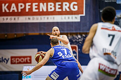 Basketball, bet-at-home Basketball Superliga 2020/21, Grunddurchgang 10.Runde, Kapfenberg Bulls, Oberwart Gunners, Thomas Schreiner (5)