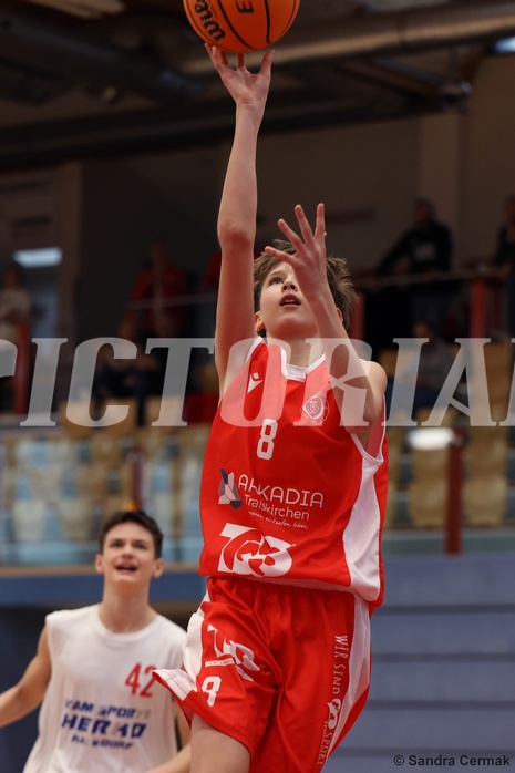 Basketball Superliga 2024/25, SLMU14 Traiskirchen Lions Academy vs. ATSE Graz