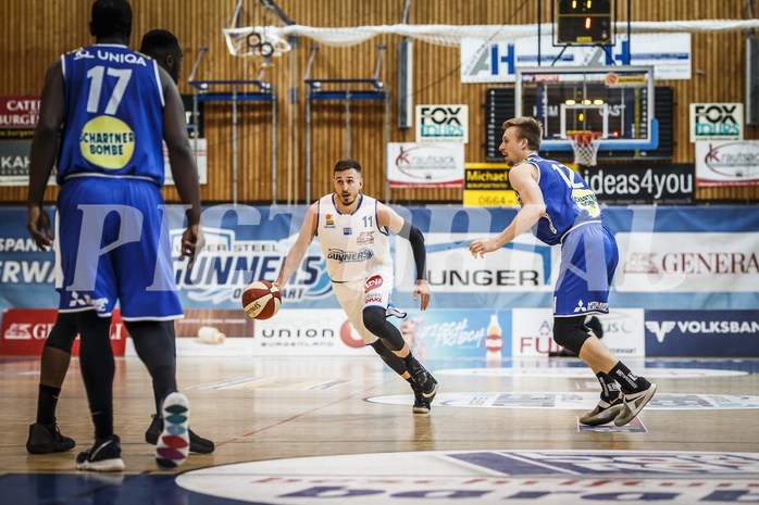 Basketball, ABL 2018/19, Playoff HF Spiel 1, Oberwart Gunners, Gmunden Swans, Hayden Thomas Lescault (11)