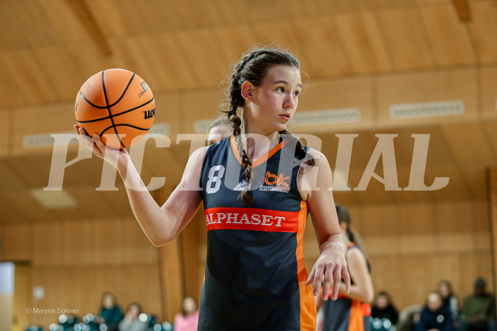 16.02.2025 Österreichischer Basketballverband 2024/25, SLWU16 Vienna United vs Basket Duchess