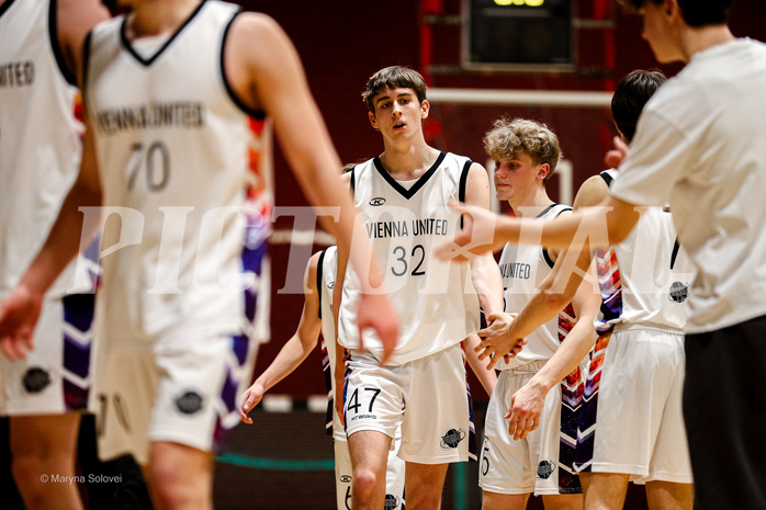 01.03.2025 Österreichischer Basketballverband 2024/25, SLMU19 Vienna United vs. Basket Dukes