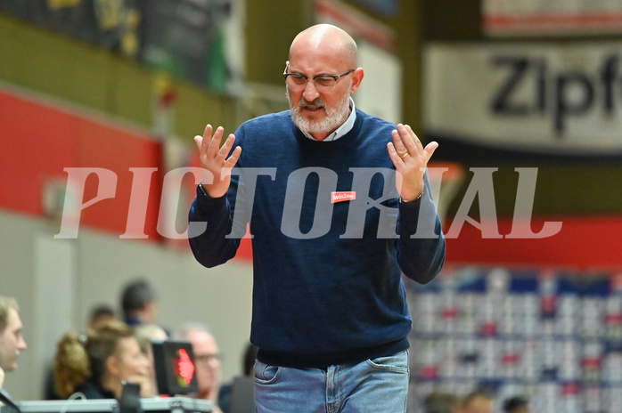 Basketball, Superliga 2023/24, Grunddurchgang 15. Runde, Flyers Wels vs. Fürstenfeld Panthers,