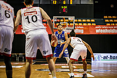 Basketball, bet-at-home Basketball Superliga 2020/21, Grunddurchgang 7. Runde, BC Vienna, Oberwart Gunners, Ignas Fiodorovas (5)