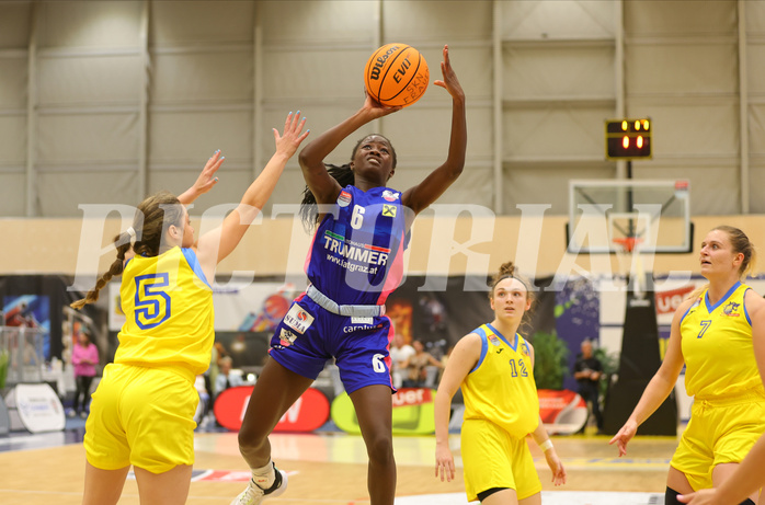 Basketball Damen Superliga 2023/24, Grunddurchgang 1.Runde SKN St. Pölten vs. UBSC-DBBC Graz


